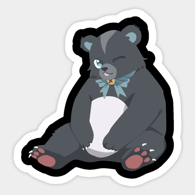 Kuma Kuma Kuma Bear - Kumayuru Sticker by Dokey4Artist